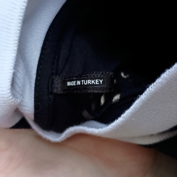 Bogner Blue Half-Zip Golf Polo Shirt with White Stripes - Picture 4 of 8